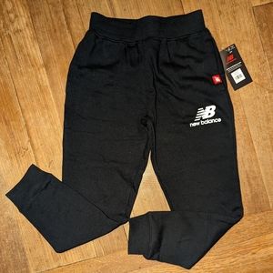 NWT boys small 8 New Balance fleece jogger pants S